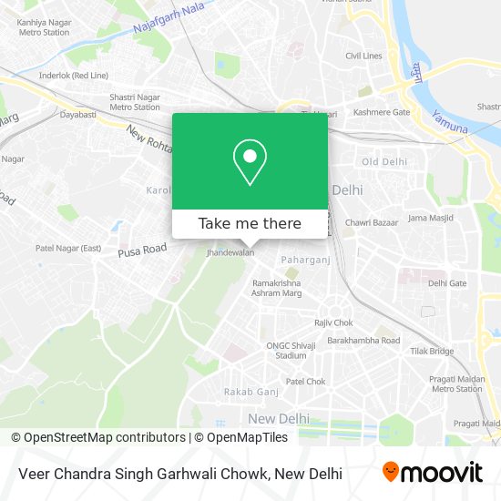 Veer Chandra Singh Garhwali Chowk map