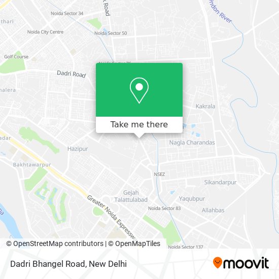 Dadri Bhangel Road map