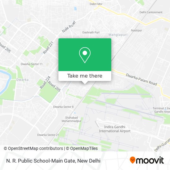 N. R. Public School-Main Gate map