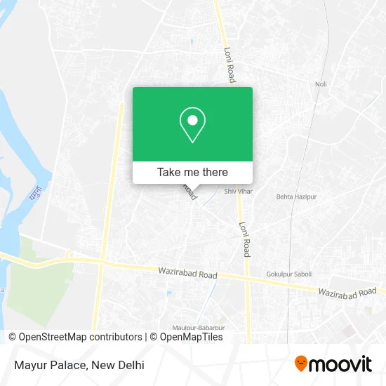 Mayur Palace map