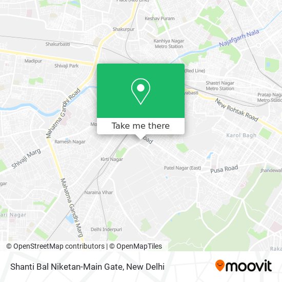 Shanti Bal Niketan-Main Gate map