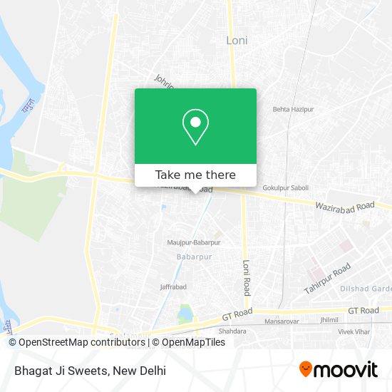 Bhagat Ji Sweets map