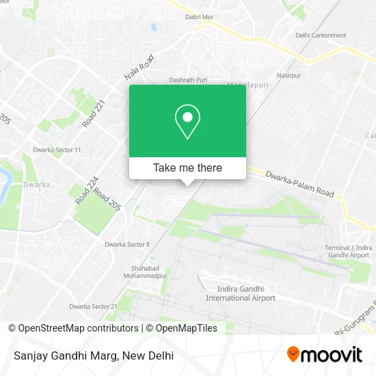 Sanjay Gandhi Marg map