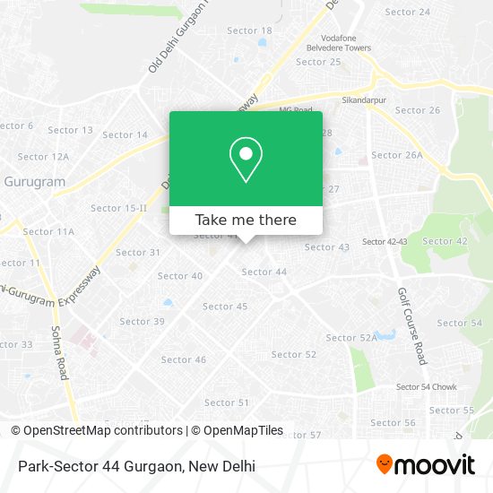 Park-Sector 44 Gurgaon map