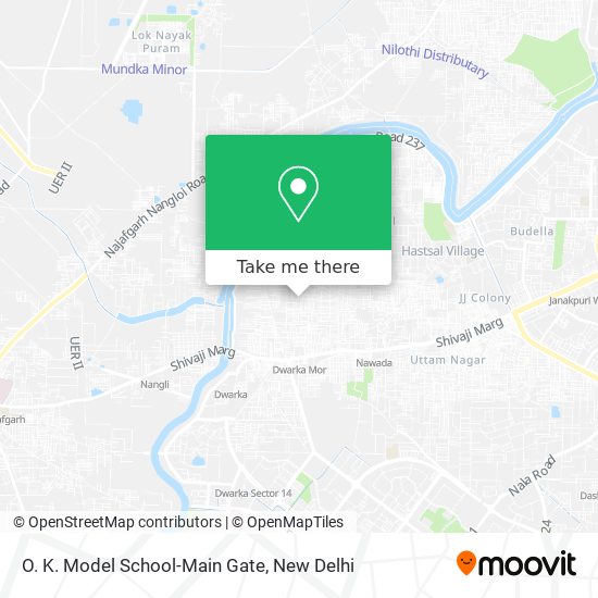 O. K. Model School-Main Gate map