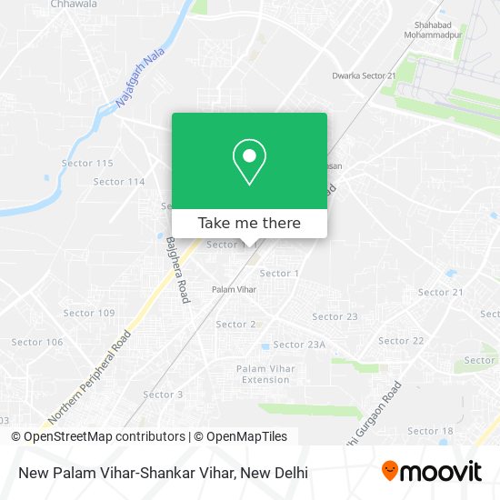 New Palam Vihar-Shankar Vihar map