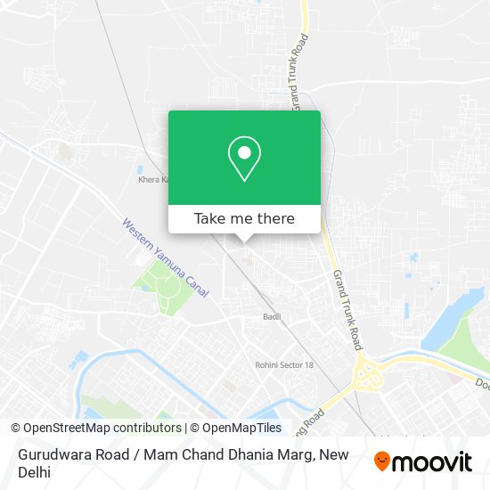 Gurudwara Road / Mam Chand Dhania Marg map