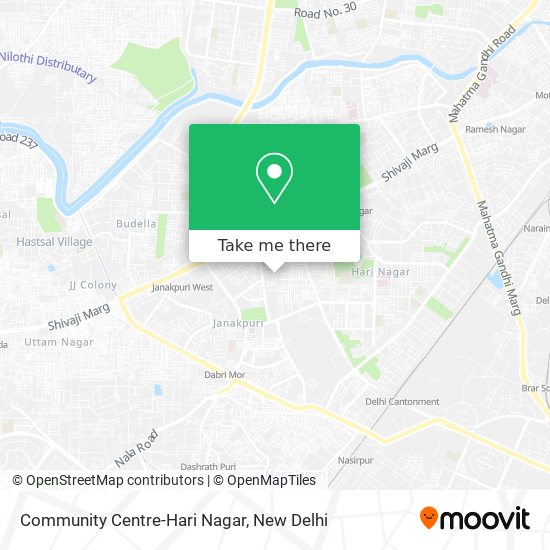 Community Centre-Hari Nagar map