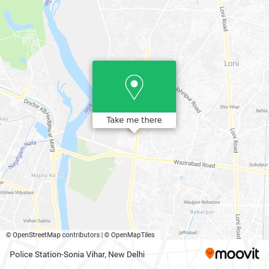 Police Station-Sonia Vihar map