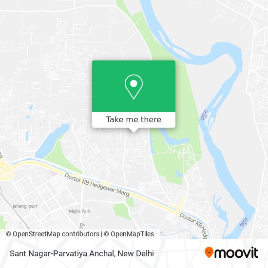 Sant Nagar-Parvatiya Anchal map