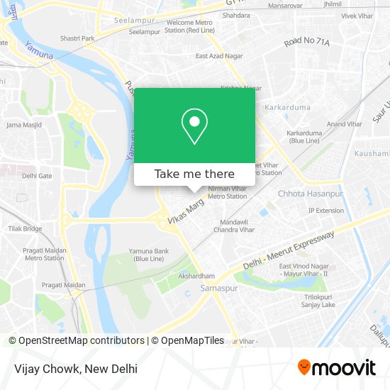 Vijay Chowk map