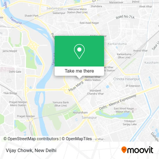 Vijay Chowk map