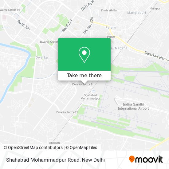 Shahabad Mohammadpur Road map