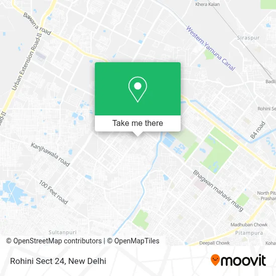 Rohini Sect 24 map