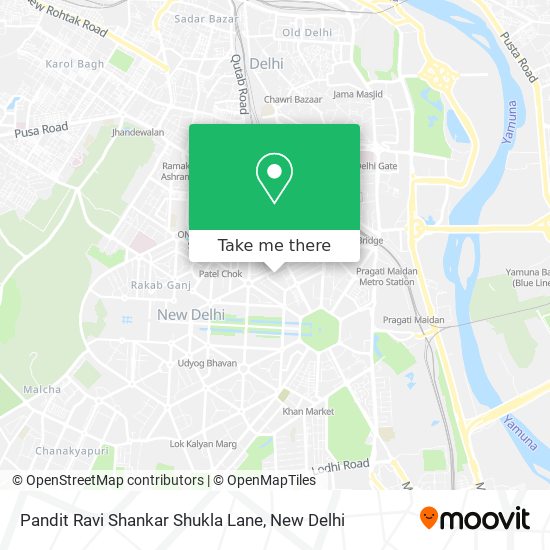 Pandit Ravi Shankar Shukla Lane map