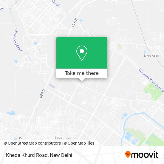 Kheda Khurd Road map