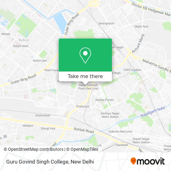 Guru Govind Singh College map