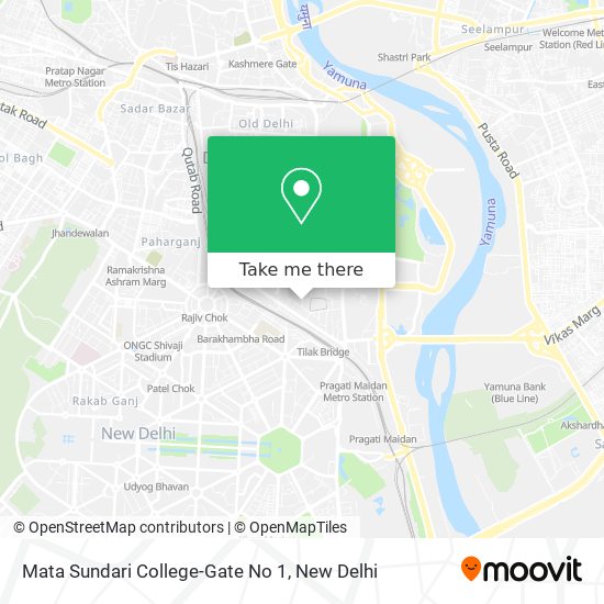 Mata Sundari College-Gate No 1 map
