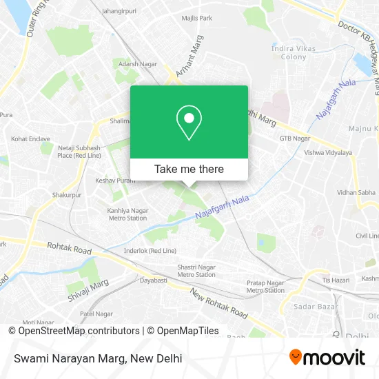 Swami Narayan Marg map