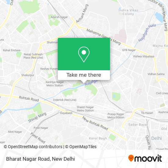 Bharat Nagar Road map