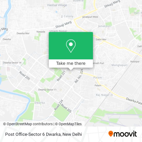 Post Office-Sector 6 Dwarka map