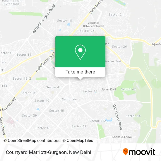 Courtyard Marriott-Gurgaon map
