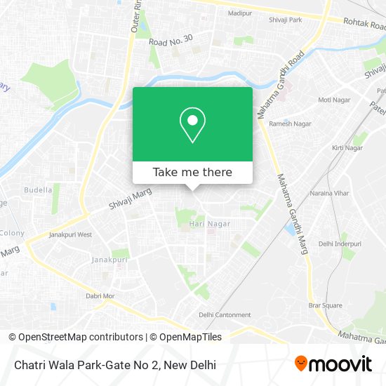 Chatri Wala Park-Gate No 2 map