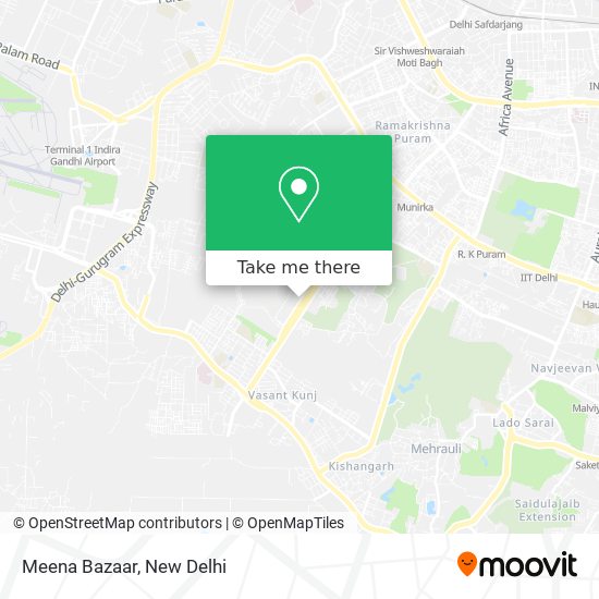 Meena Bazaar map