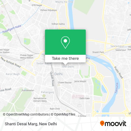 Shanti Desai Marg map