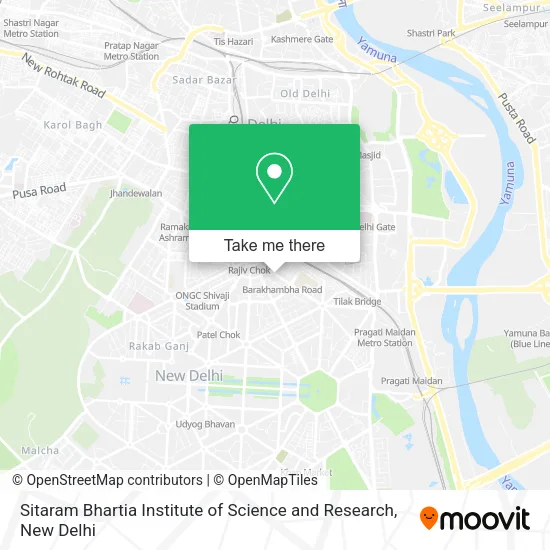 Sitaram Bhartia Institute of Science and Research map