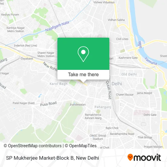 SP Mukherjee Market-Block B map