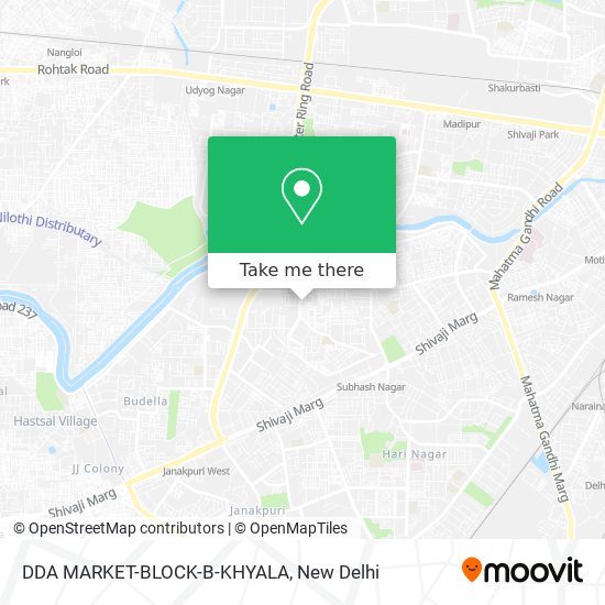 DDA MARKET-BLOCK-B-KHYALA map