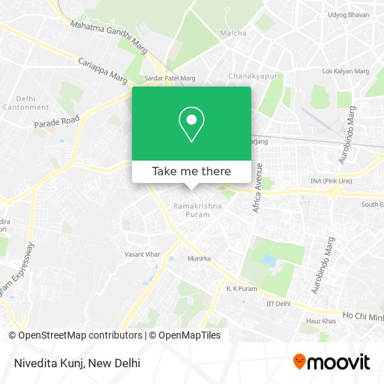 Nivedita Kunj map