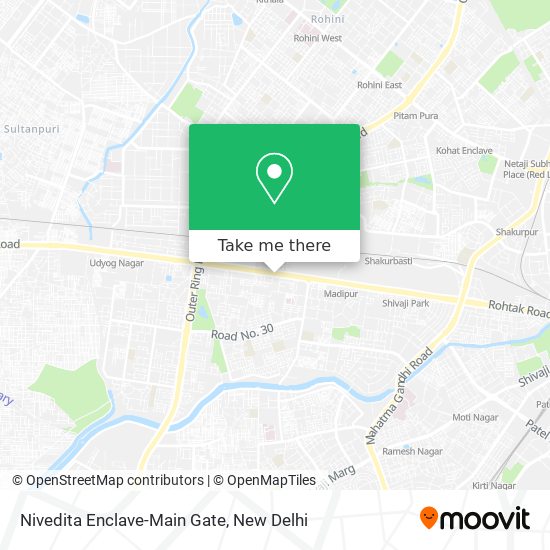Nivedita Enclave-Main Gate map