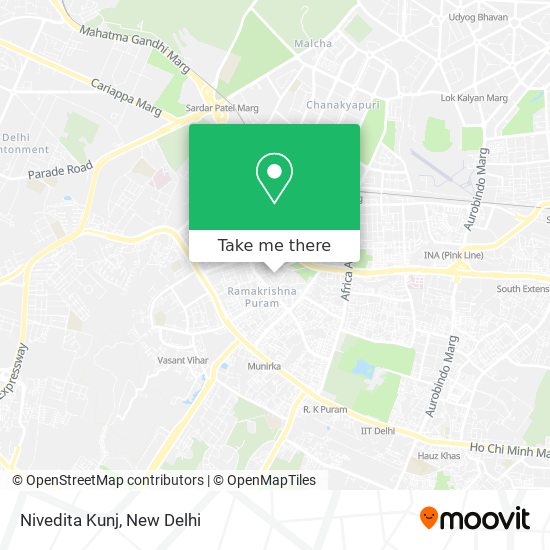 Nivedita Kunj map