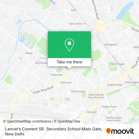 Lancer's Convent SR. Secondary School-Main Gate map