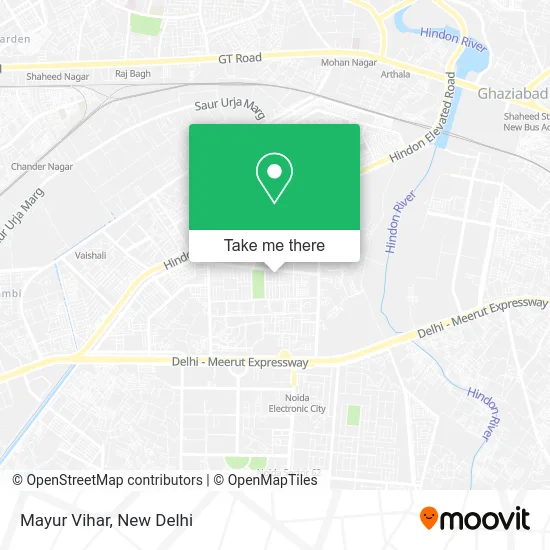 Mayur Vihar map