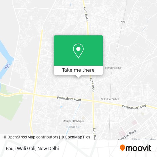 Fauji Wali Gali map