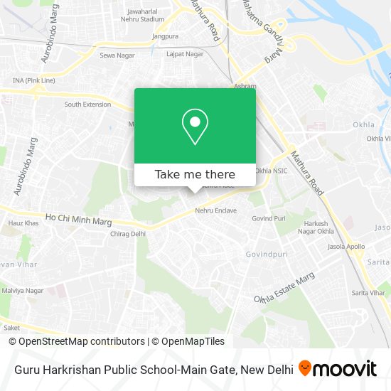 Guru Harkrishan Public School-Main Gate map