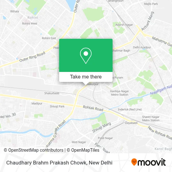 Chaudhary Brahm Prakash Chowk map