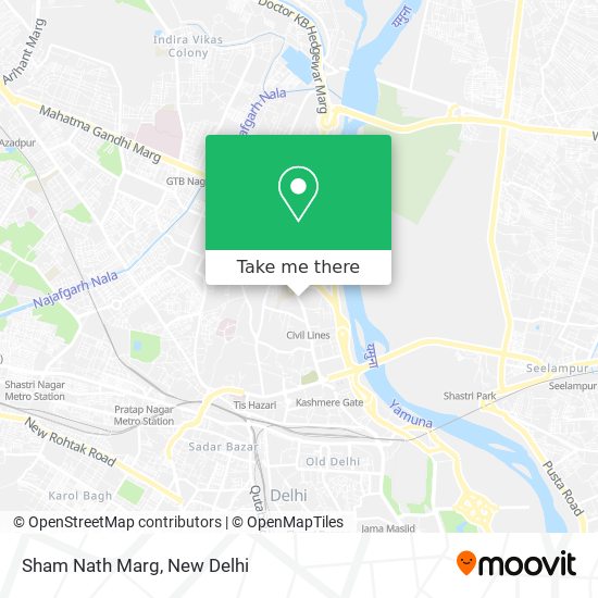 Sham Nath Marg map