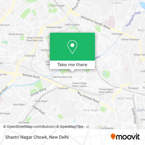 Shastri Nagar Chowk map