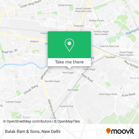 Balak Ram & Sons map