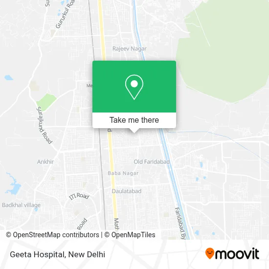 Geeta Hospital map