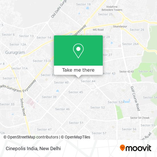 How to get to Cinepolis India in Gurgaon by Bus or Metro?