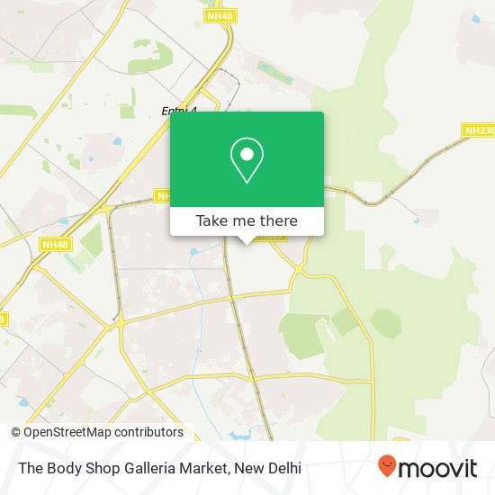 The Body Shop Galleria Market map