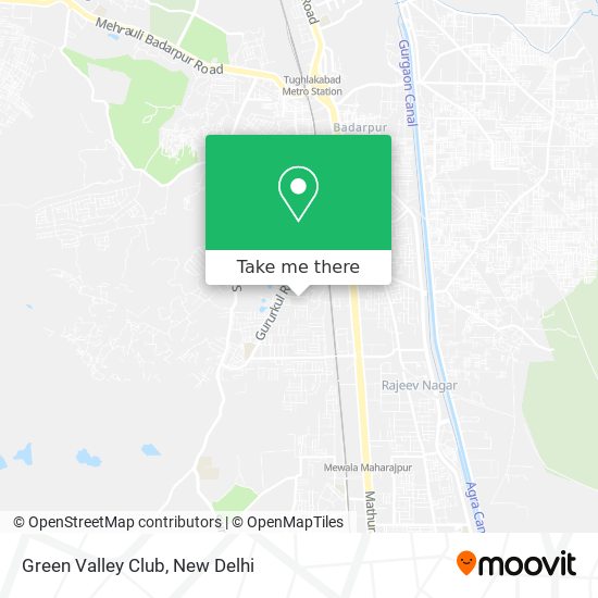 Green Valley Club map