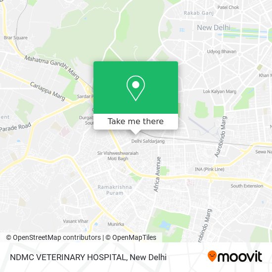 NDMC VETERINARY HOSPITAL map