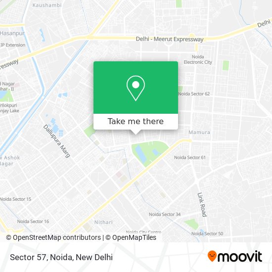 Sector 57, Noida map