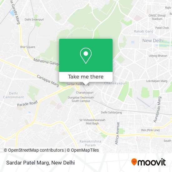 Sardar Patel Marg map